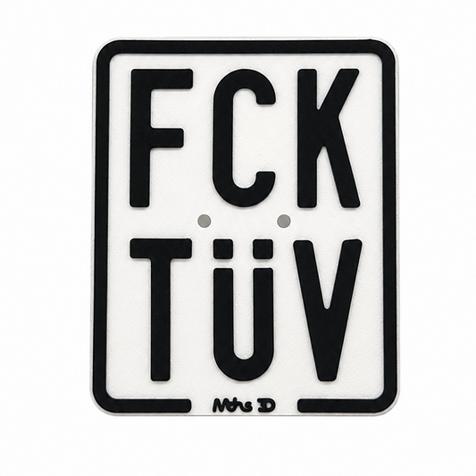 FCK TÜV Show-Kennzeichen