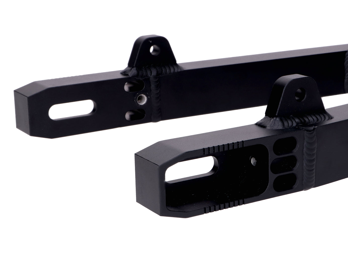 Schmitt CNC-Kastenschwinge, Aluminium schwarz eloxiert, für Simson S50, S51, S51E, S70, S70E, S53, S83