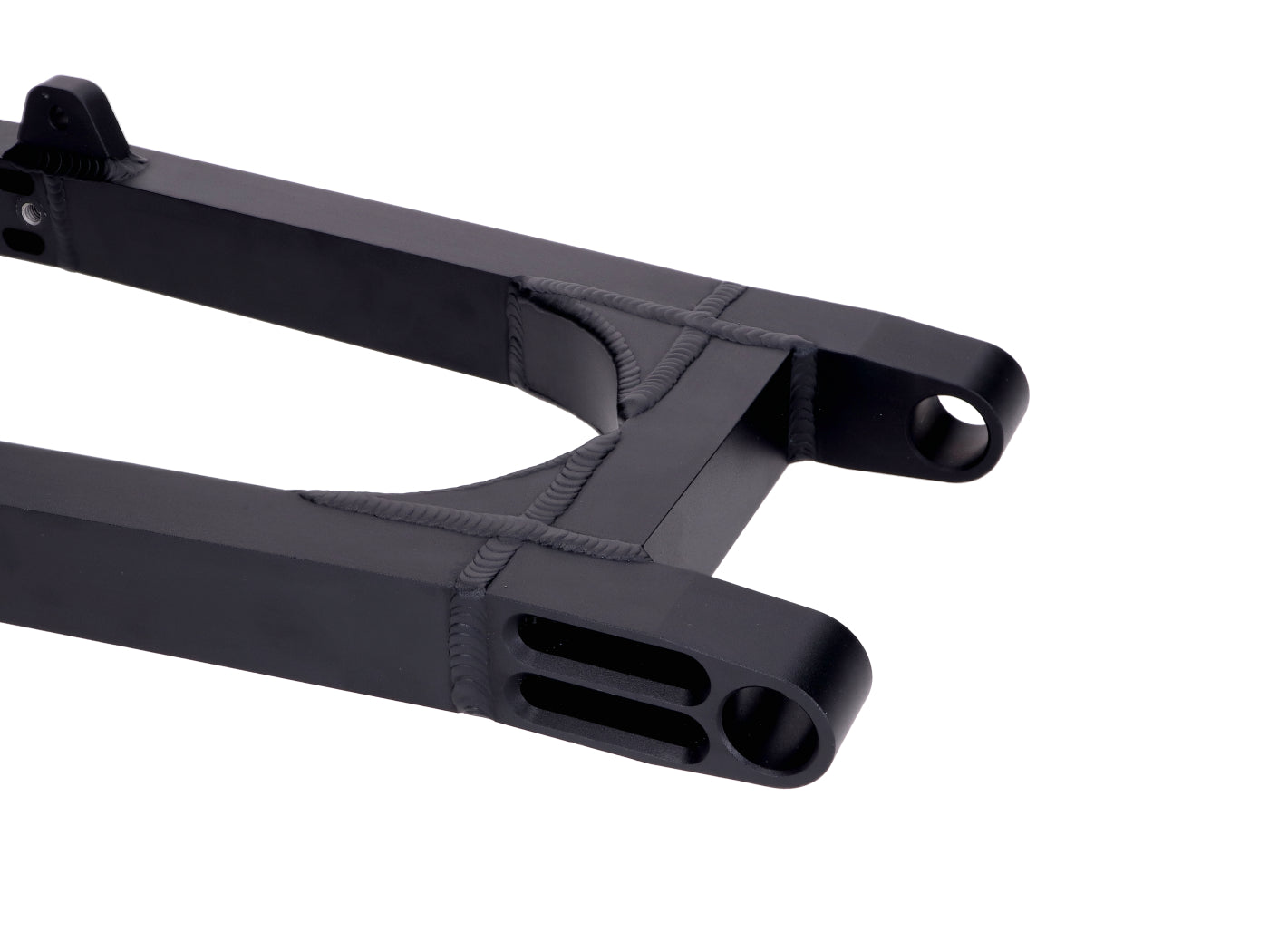 Schmitt CNC-Kastenschwinge, Aluminium schwarz eloxiert, für Simson S50, S51, S51E, S70, S70E, S53, S83