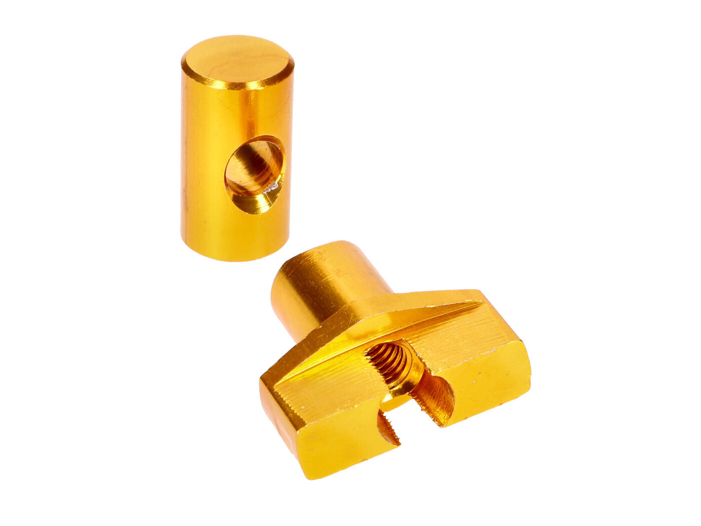 Mutter für Bremsstange, Aluminum,eloxiert - für Simson S50, S51, S70, S53, S83, KR51/2, SR50, SR80