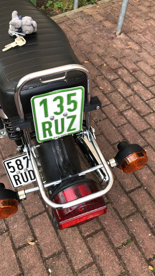 Simson S51 / S50 Kennzeichenhalter für den Gepäckträger